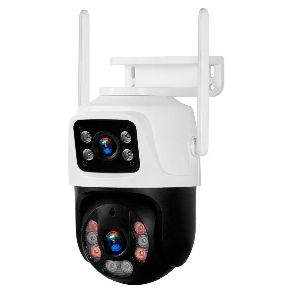 Smart WiFi 6MP Dual Lens Camera Human Detection Alarm Home CCTV Cam iCsee