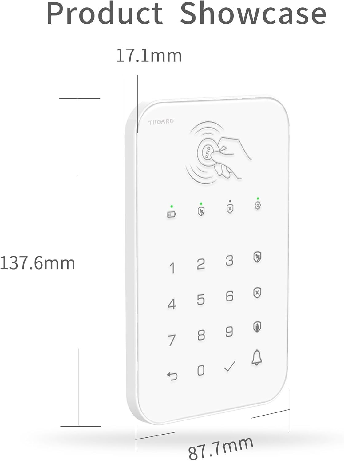 “Keyboard for WiFi GSM Burglar Alarm System,Smart Home Alarm System Base Wirel..