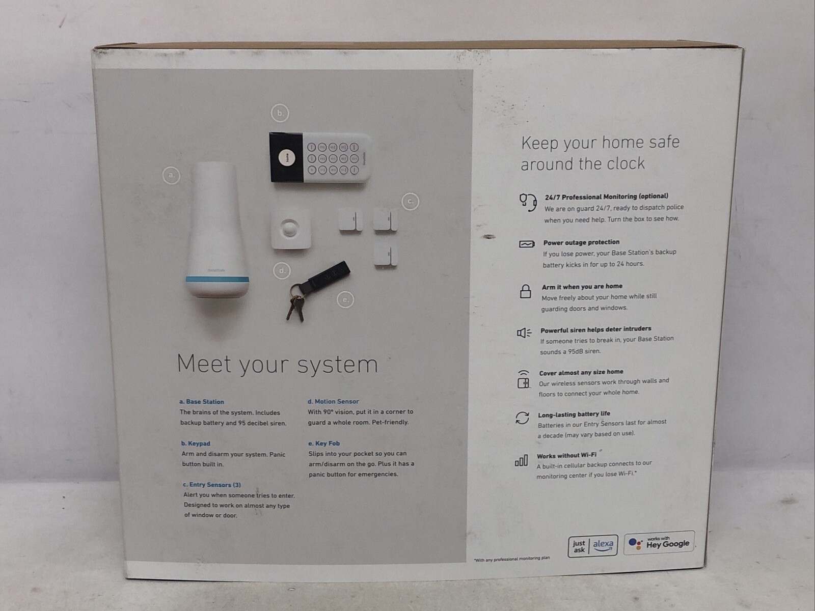 Brand New 7 PCs SimpliSafe Wireless Home Security System (Model SSCS3) SSCM1