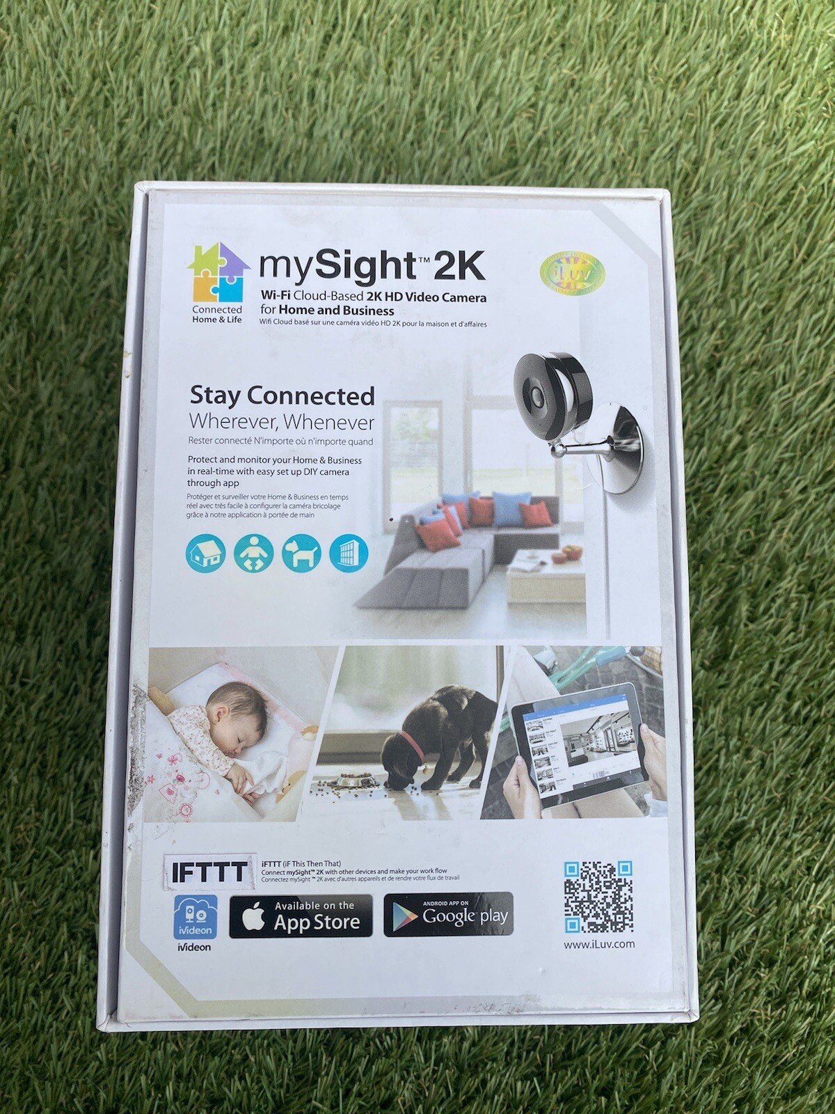 iLuv mySight 2K Wi-Fi Cloud-Based HD Video Camera
