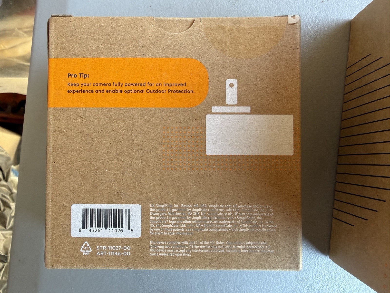 NEW SEALED SimpliSafe Outdoor Security Camera Series 2 CM021 + 16ft Power Cable