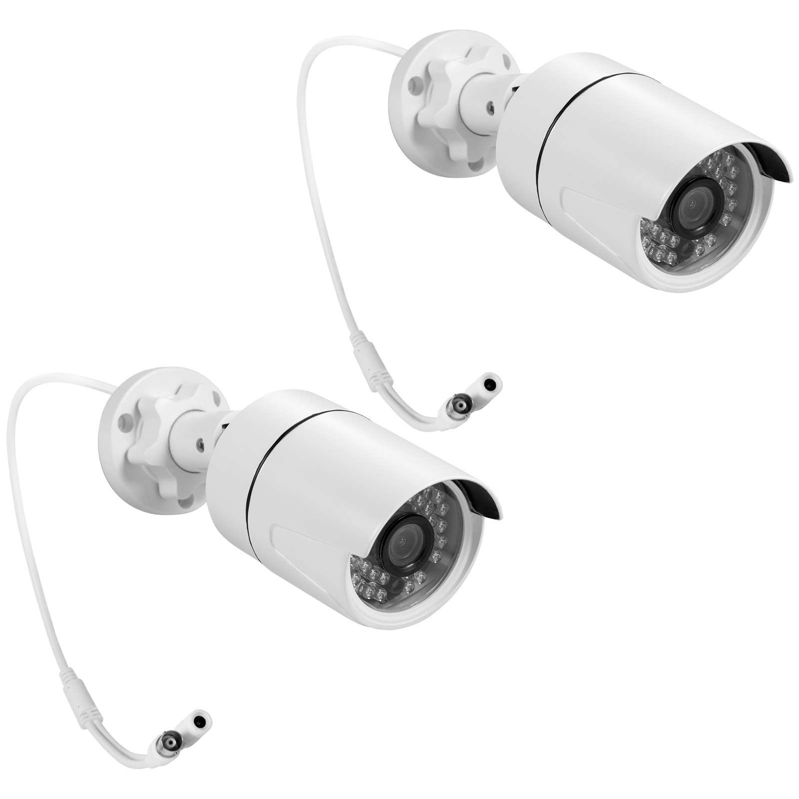 2PCS IP66 Outdoor Camera 5MP Ultra Clear Infrared Night Vision Video Recording