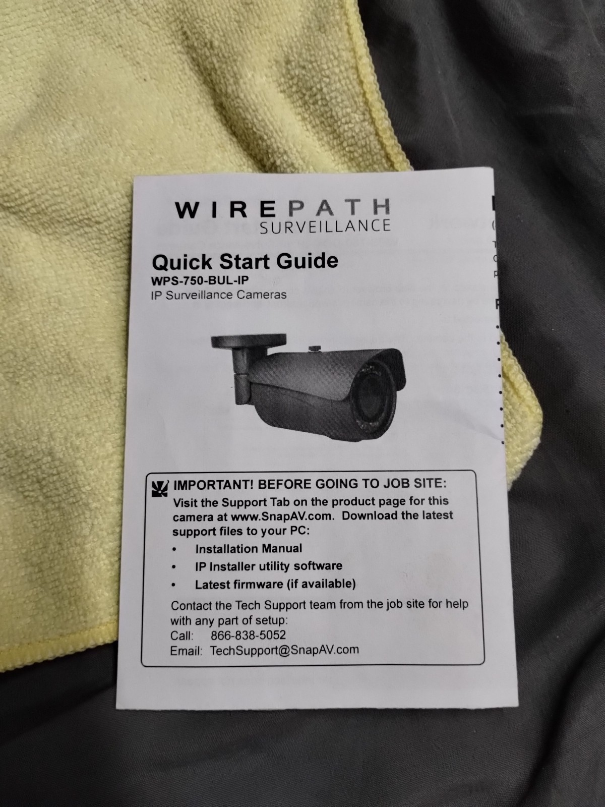 Wirepath Surveillance 750 Series WPS-750-BUL-IP-GR 2MP 1080p IP Bullet Camera