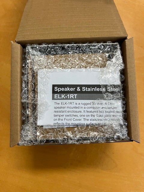 ELK-1RT Stainless Steel Speaker withTamper Switch BRAND NEW