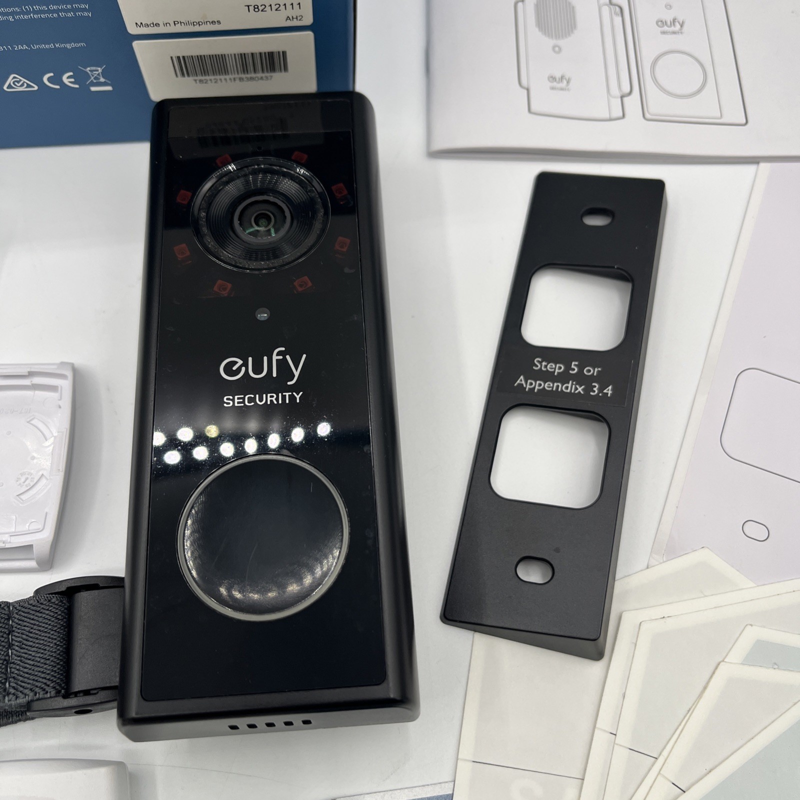 2GIG-EDG-NA 7″ Touchscreen Security Control Panel & Eufy Doorbell Security Plus
