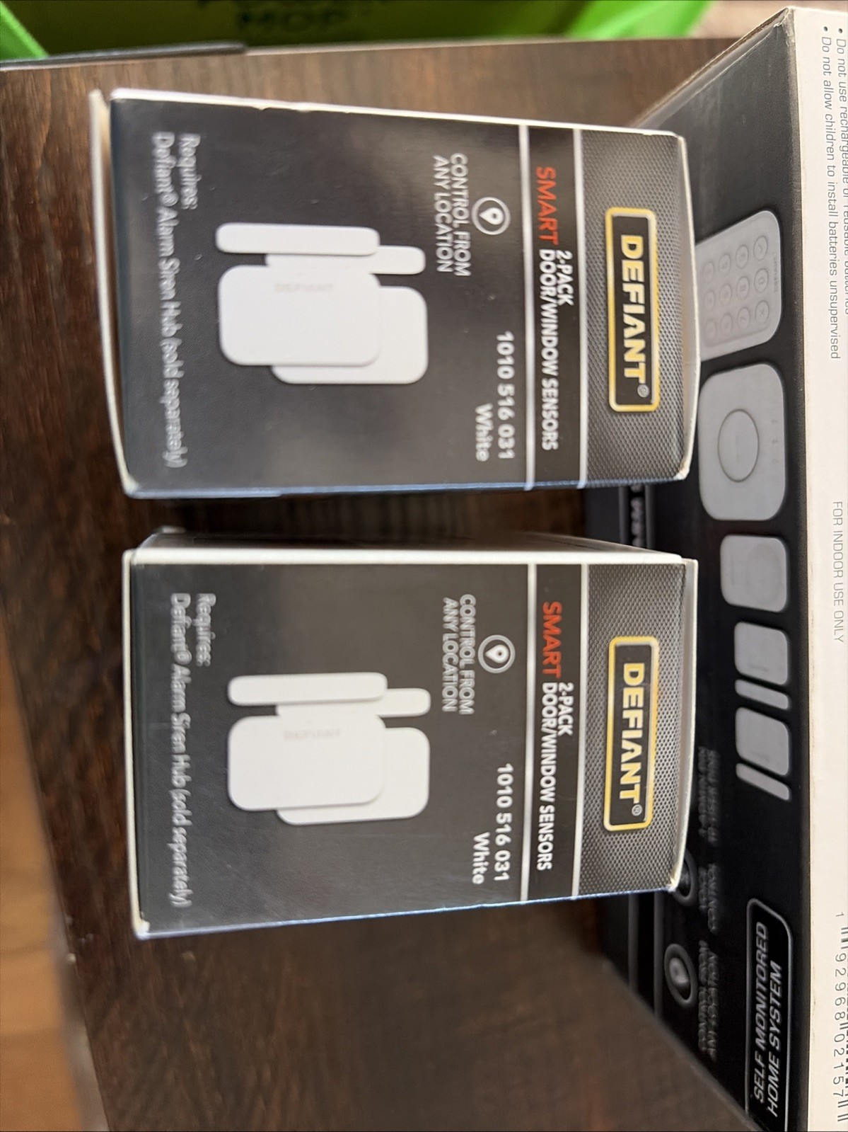 Defiant Smart Home Alarm System w/ WiFi & Bluetooth + 4 Extra Window Sensors NIB