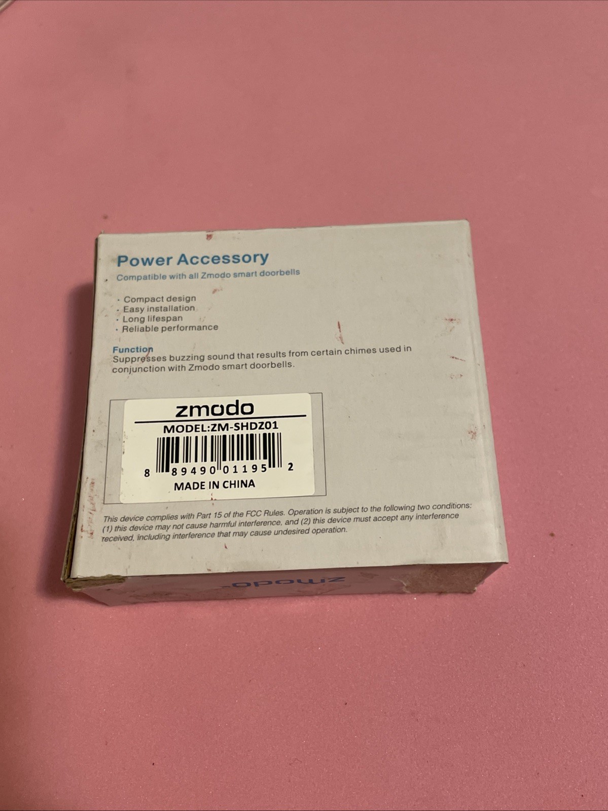Zmodo Beam WiFi Range Extender ZM-SHRZ03W W/POWER ACCESSORY ZM-SHDZ01