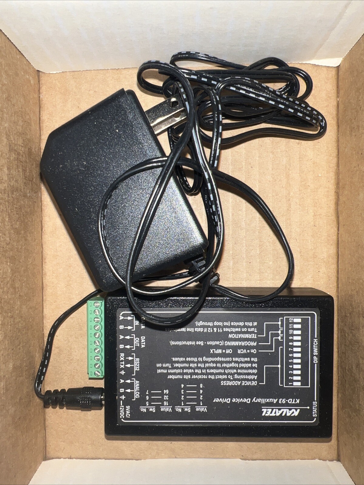 Kalatel KTD-93 Auxillary Device Driver / Interface Unit