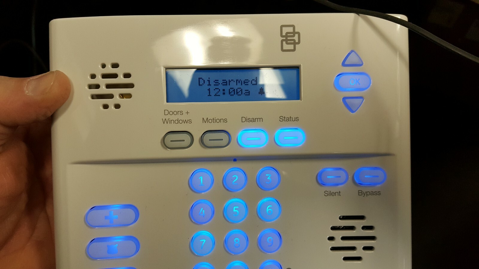 System Frontpoint Security System Control Panel w/ Power Adapter AS-IS Read Ad