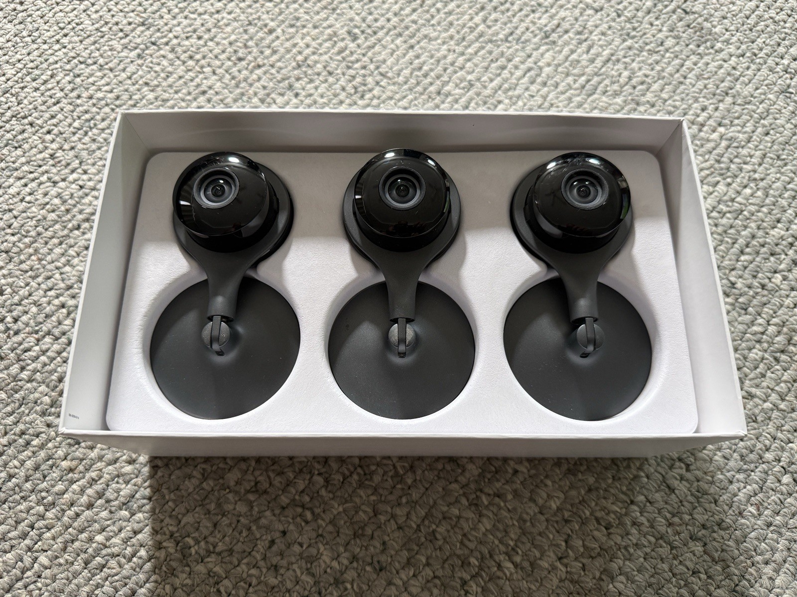 Google Nest Cam Indoor 1080p HD Wired Security Camera 3-Pack NC1104US