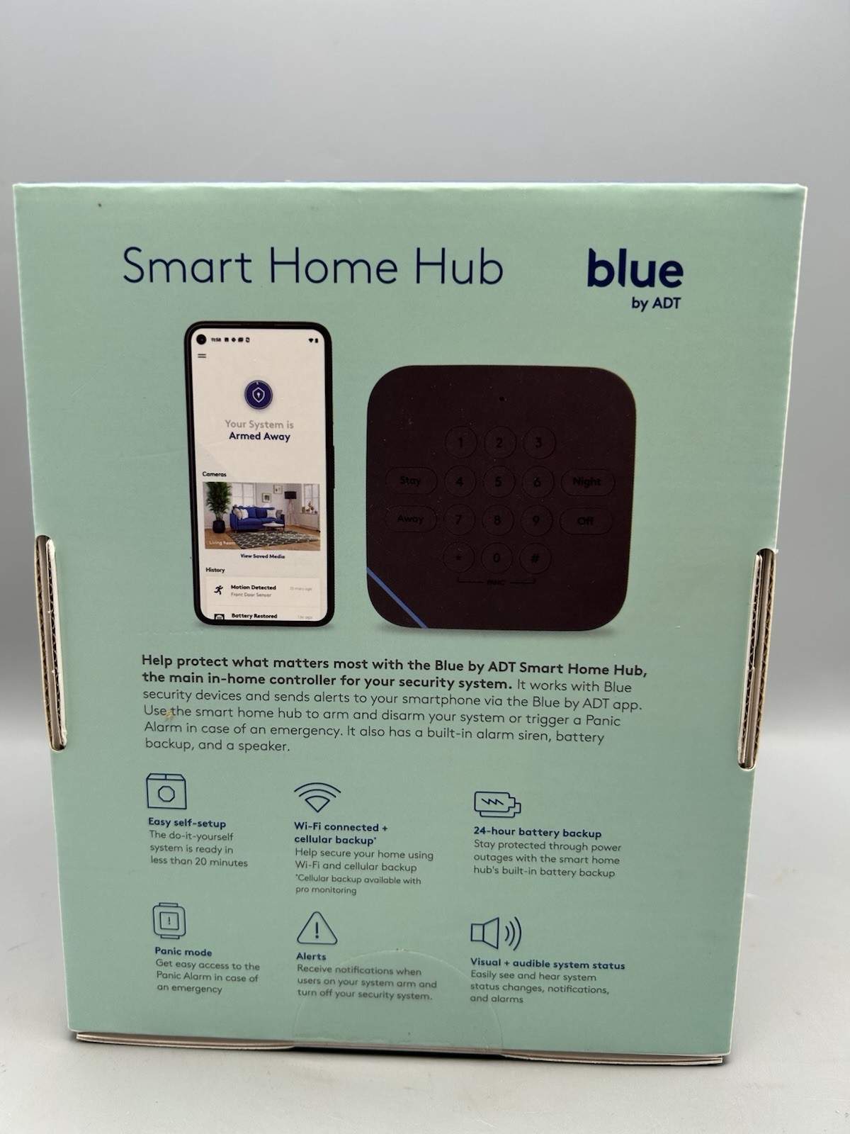 ADT Blue Smart Home Hub S40LR1-01 – Graphite – Sealed
