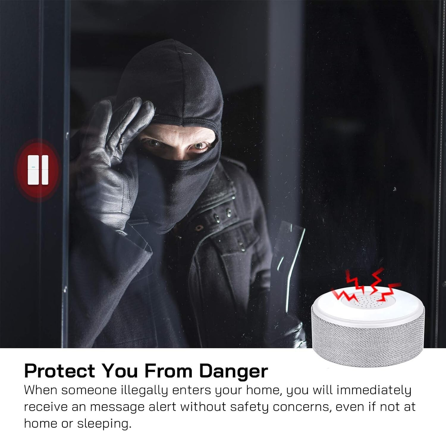 Sistema de seguridad de alarma para el hogar inteligente DIY alerta telefónica