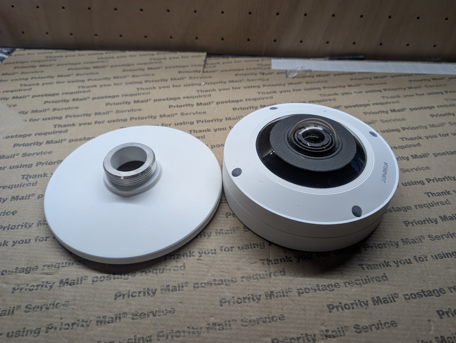 WiseNet used XNF-9010RV 12mp Fisheye IP Cam w/mnt Hanwha Techwin *camera only*