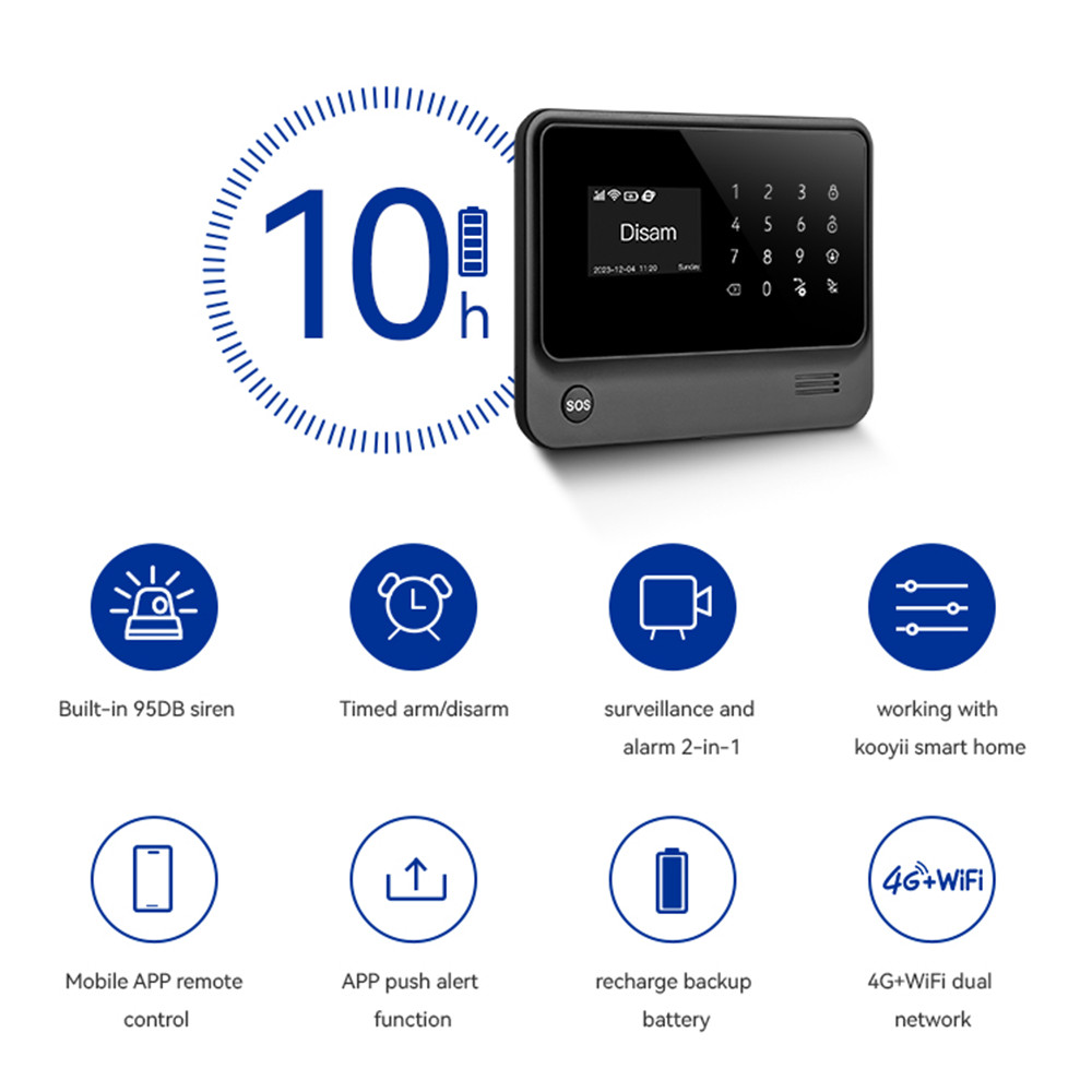 New G90C WiFi GSM SMS Wireless Home Alarm Security System Accessories Lot
