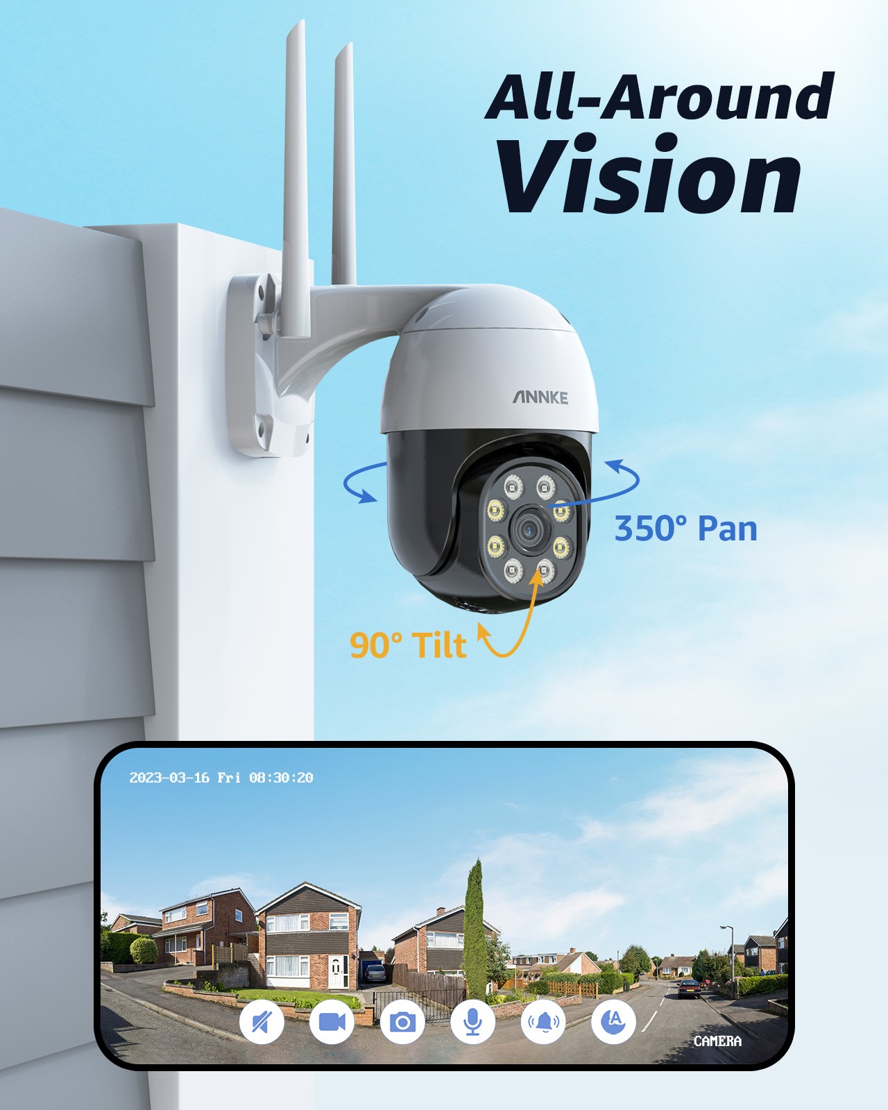 ANNKE 5MP Lite 8CH DVR 1080P Security Camera System 2MP Outdoor Night Vision 1TB