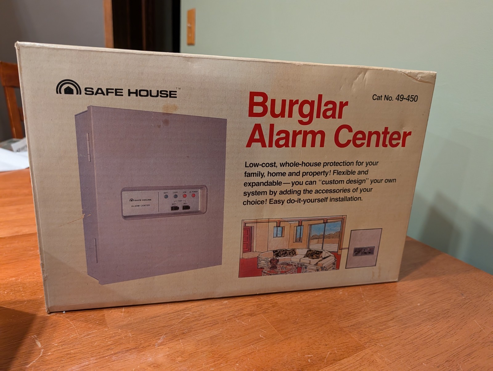 Vintage Radio Shack Safe House 49-450 Burglar Alarm Center Panel NEW OPEN BOX