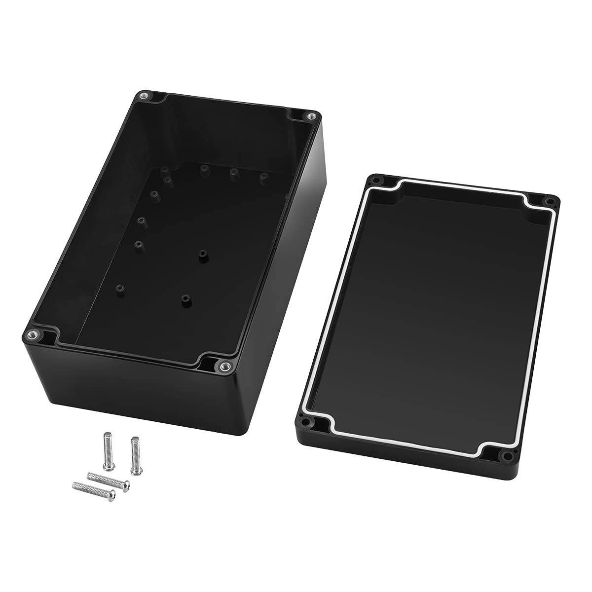 Waterproof Electronic ABS Plastic 7.87"x4.72"x2.95", Black