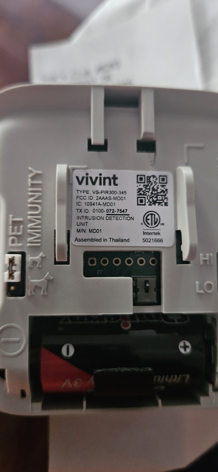 vivint Security System Equipment