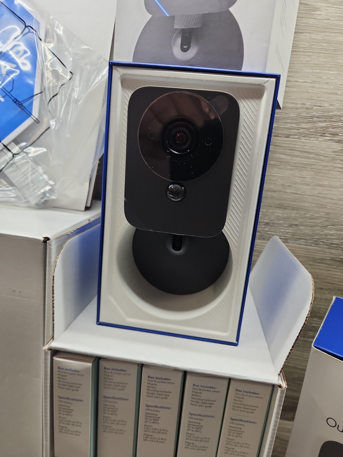 12 Pcs. Blue By ADT Smart Home Full Security System With Outdoor Camera-OPEN BOX