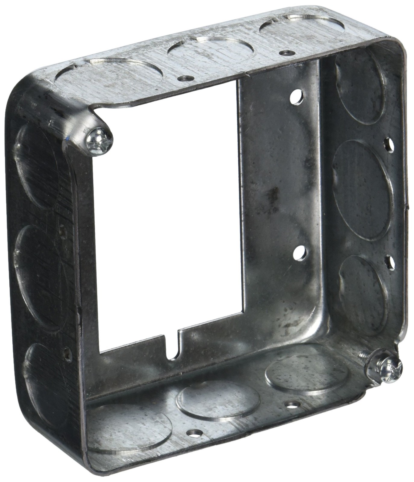 RACO 187 Drawn 1-1/2-Inch Deep 4-Inch Square Electrical Box 4 in., Gray