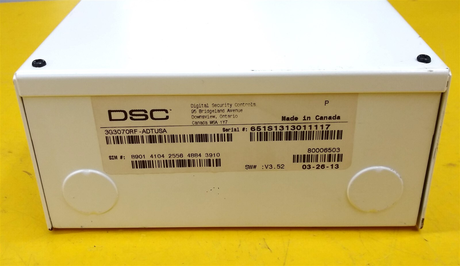 ⭐️⭐️⭐️⭐️⭐️ DSC 3G3070RF-ADTUSA Universal Wireless Alarm Communicator