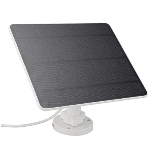 12W Solar Panel for Security Camera Outdoor, IP65 USB Solar Panel with