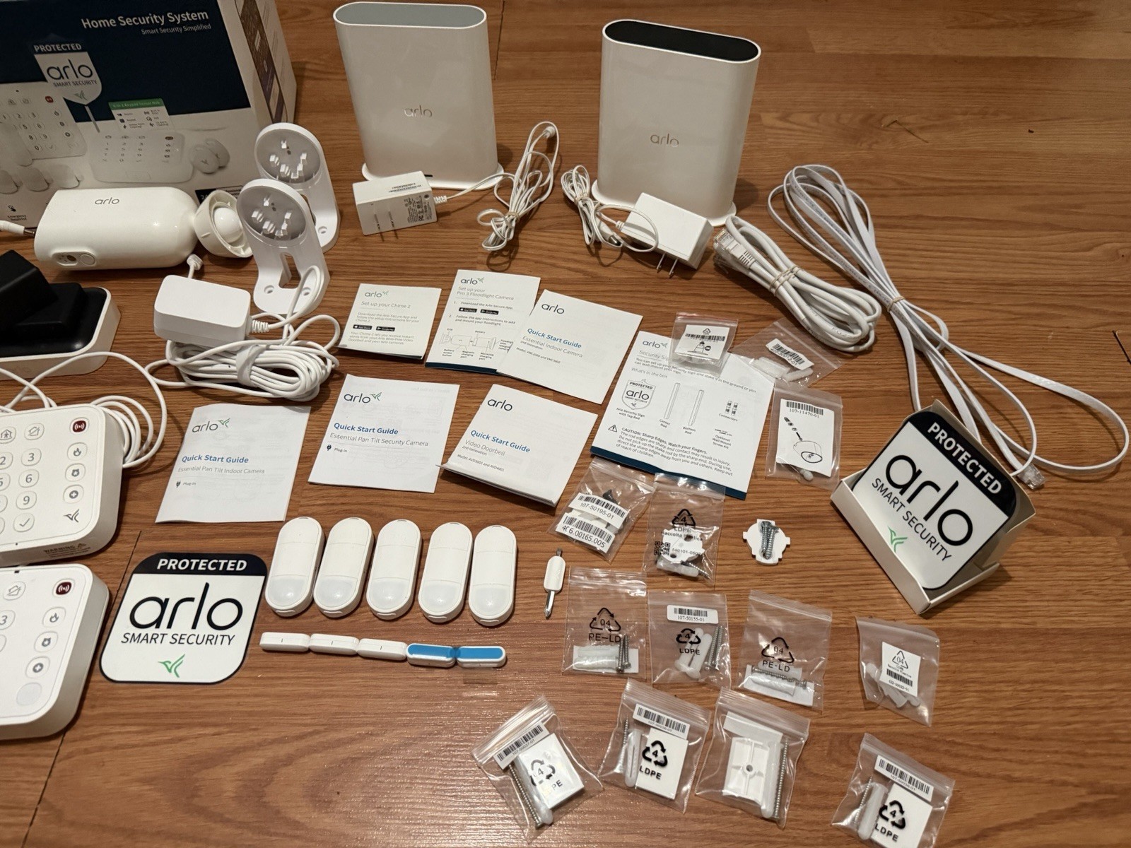Total Arlo Home Security System (USED) (GIANT LOT) (15 Devices)