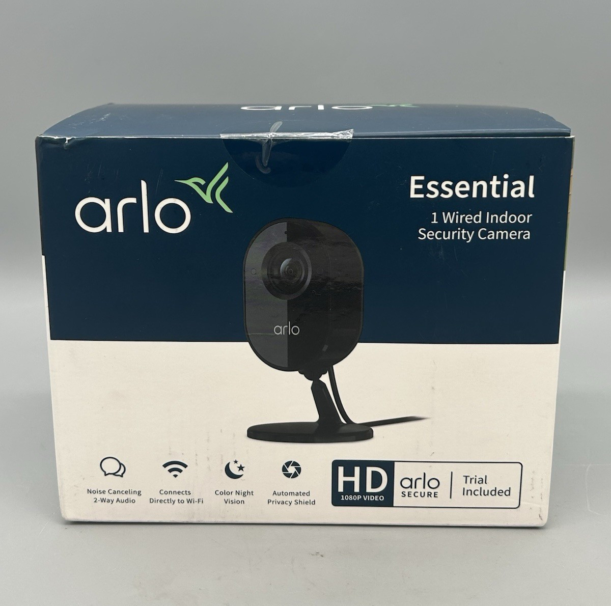 ARLO Essential Indoor Camera (VMC2040B-100NAS) – Black – Sealed