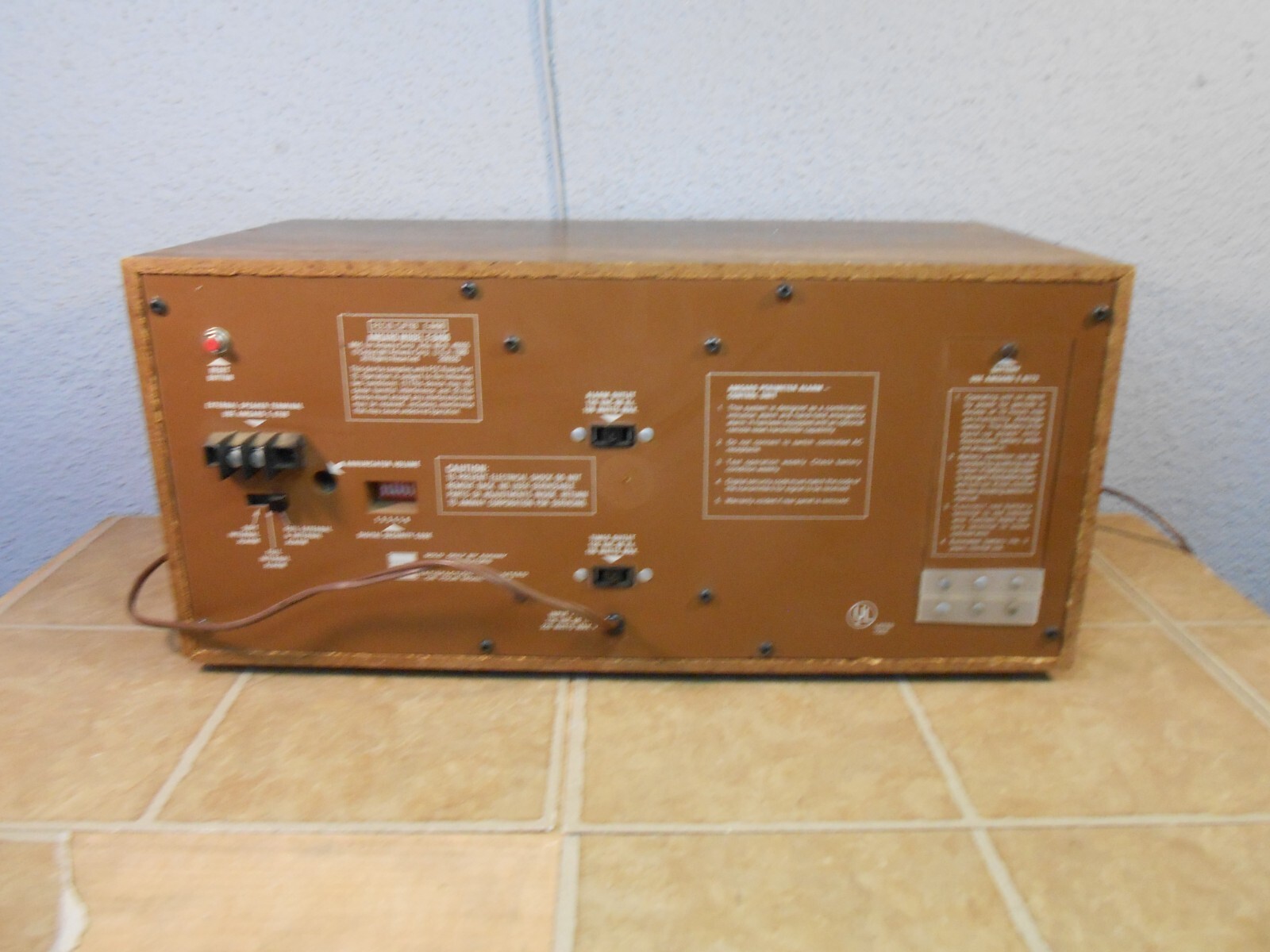 Amway Amgard Perimeter Alarm Control Unit Only Model E-8496 – Vintage