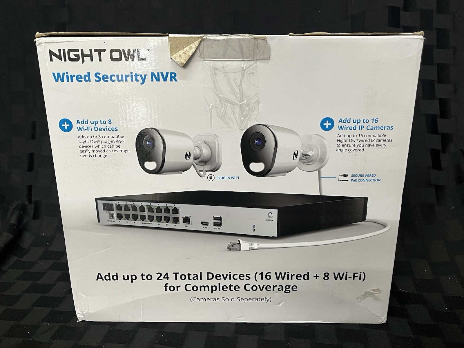 Night Owl NVR-FTN8-164 24-Channel 4K Wired NVR 4TB HDD 24 Devices New Open Box