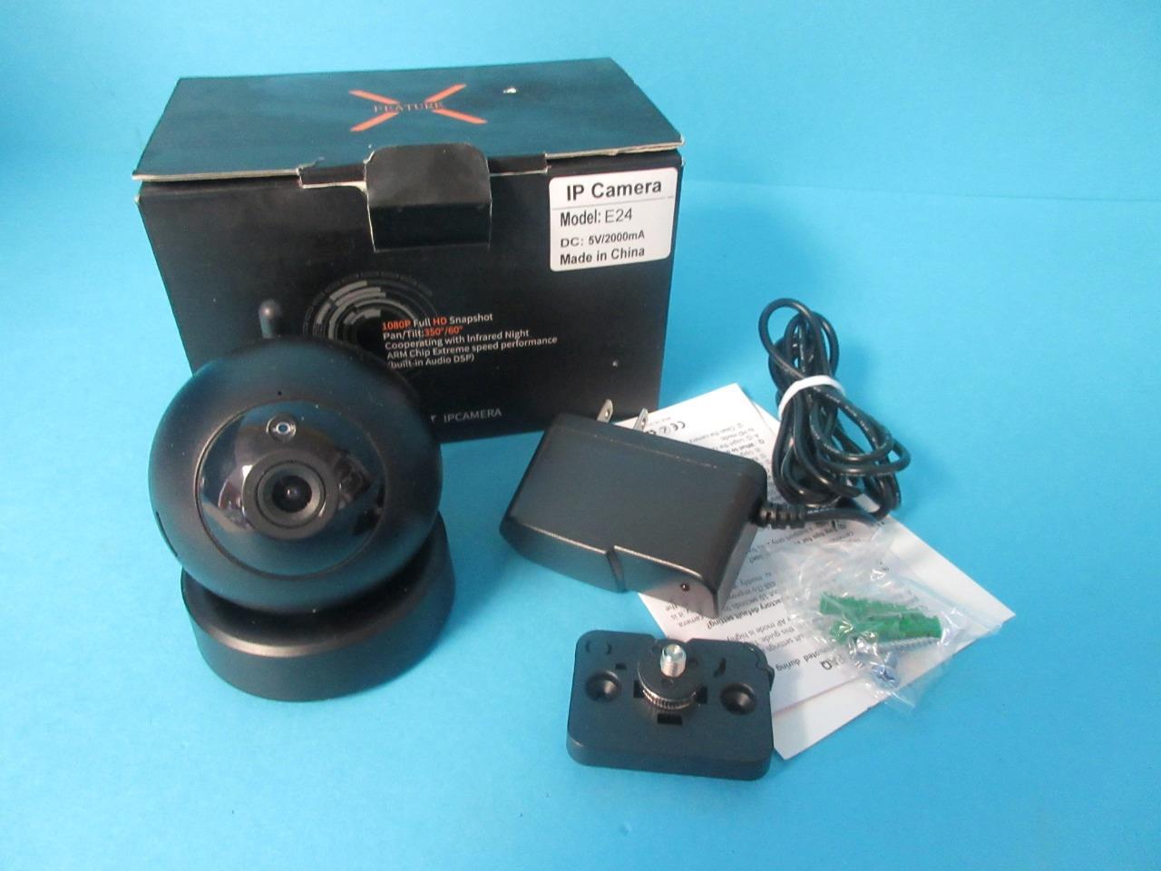 Indoor Remote Home Monitoring System Security Camera Wireless 1080P WiFi IP E24