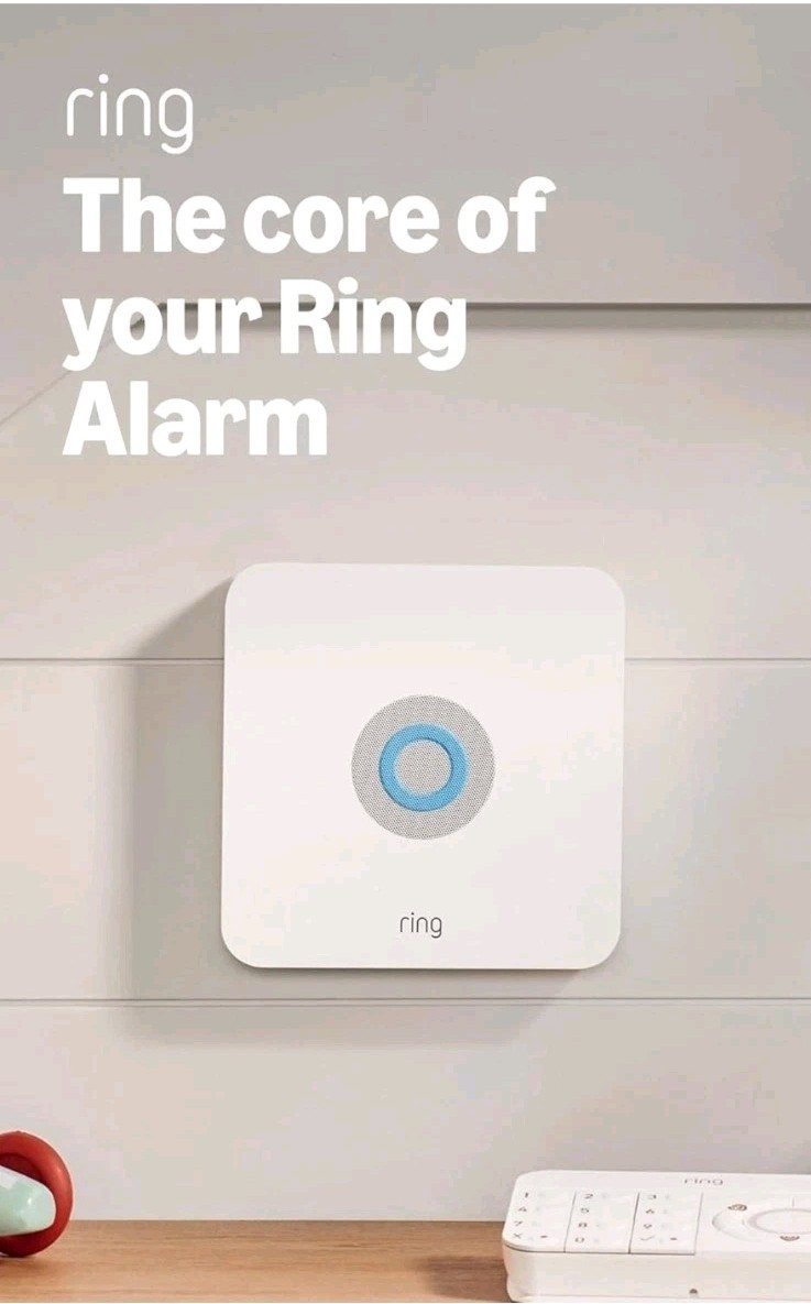 Ring Alarm Base Station (2nd Gen) — 104 dB Siren, Built-in Backup Battery