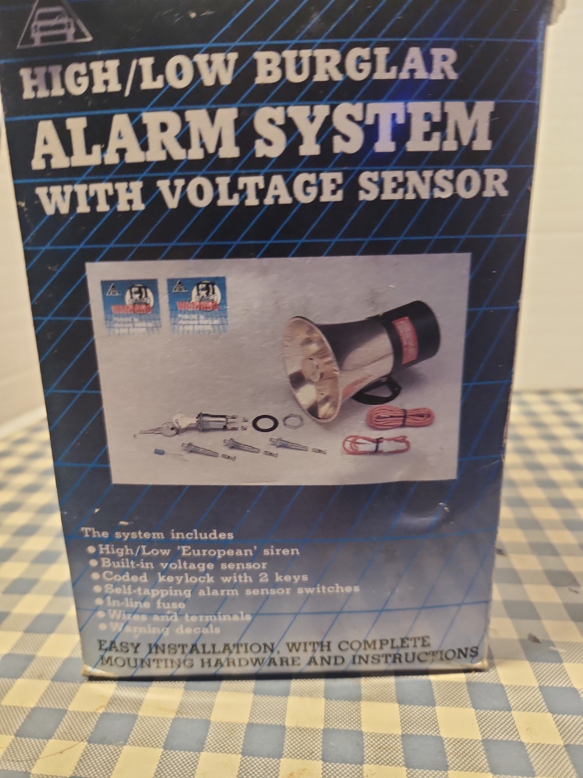 VINTAGE K-Mart Car Alarm Audi AUTO SECURITY BURGLAR ALARM SYSTEM TRUCKS CARS
