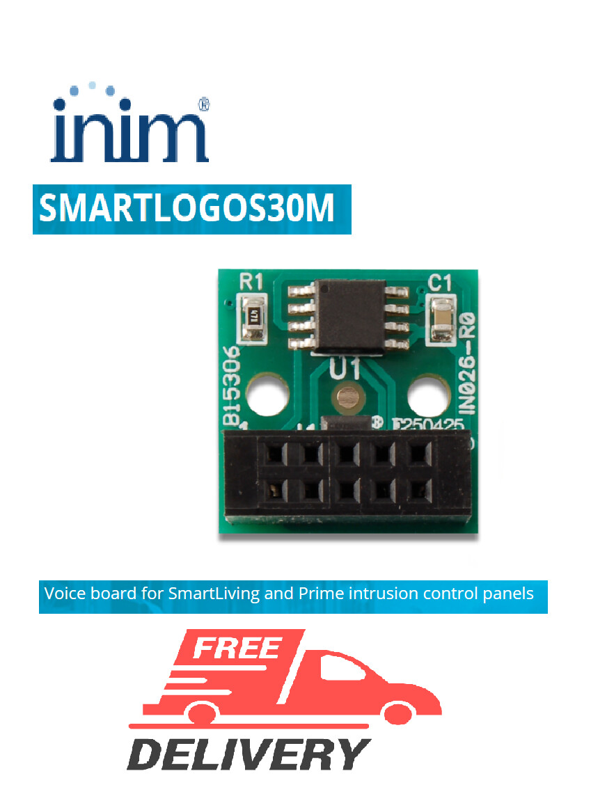 Voice board for SmartLiving, Prime intrusion control panels, SmartLogos30M INIM