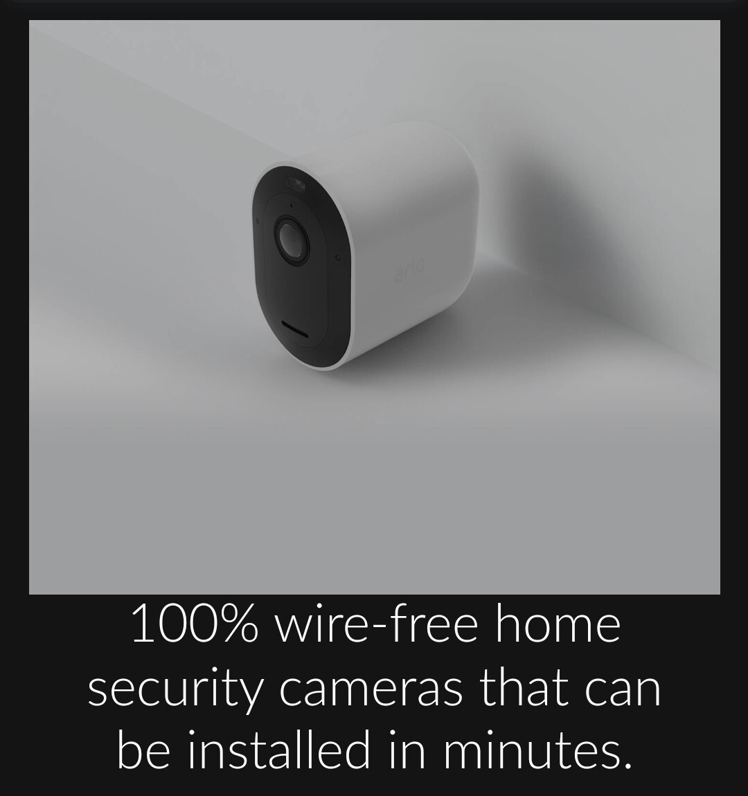 Arlo Pro 3 VMS4240P-100NAS 2K QHD Wire-Free Security Camera System (VMC4240P)