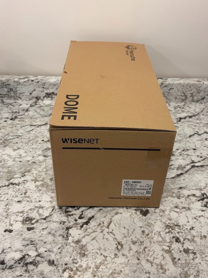 NEW – HANWHA VISION Ai XND-6083RV Dome IP Security Camera 2.8~12mm Lens
