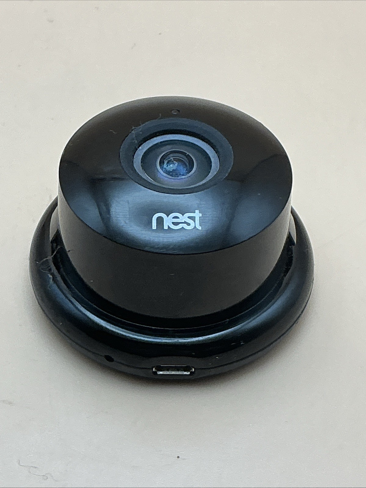 Google Nest Cam Indoor Security Camera 1st Gen A0005 Black Puck Only Tested Work