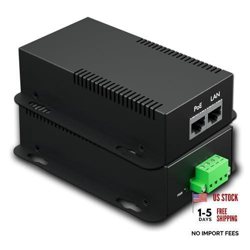 Gigabit PoE Splitter, 24V/2.96A, IEEE802.3 af/at/bt Compliant, 24.0 Volts (DC)