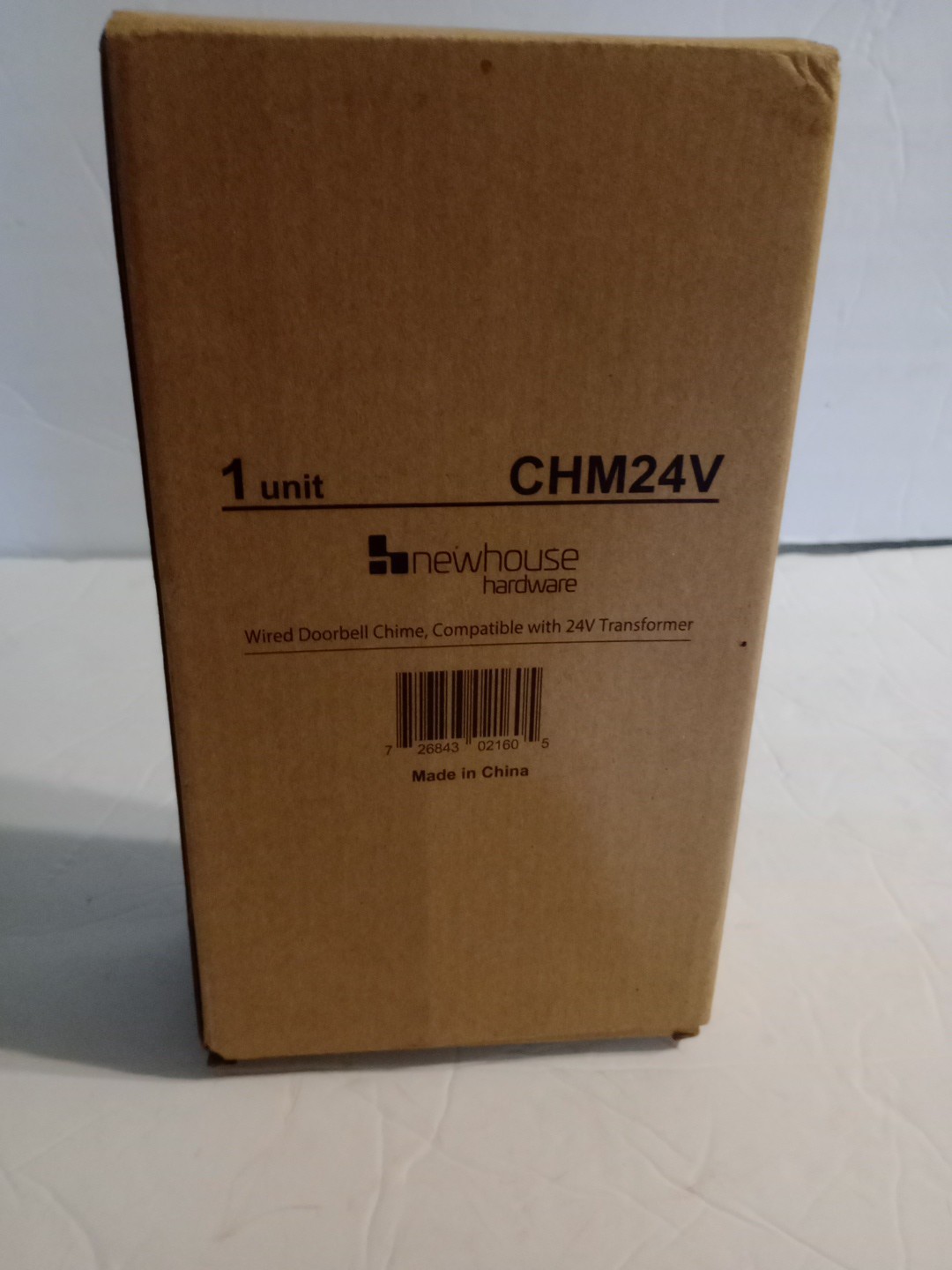 Newhouse Hardware CHM24V White 24-Volt Wired Doorbell Chime – Open Box