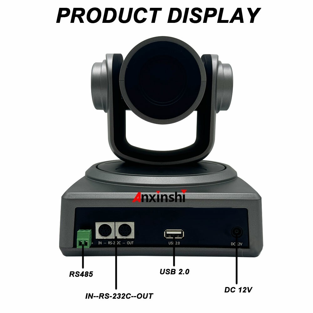 Onvif 1080P 60fps 30X Optical PTZ Video Conference Camera HDMI IP SDI 3 Output