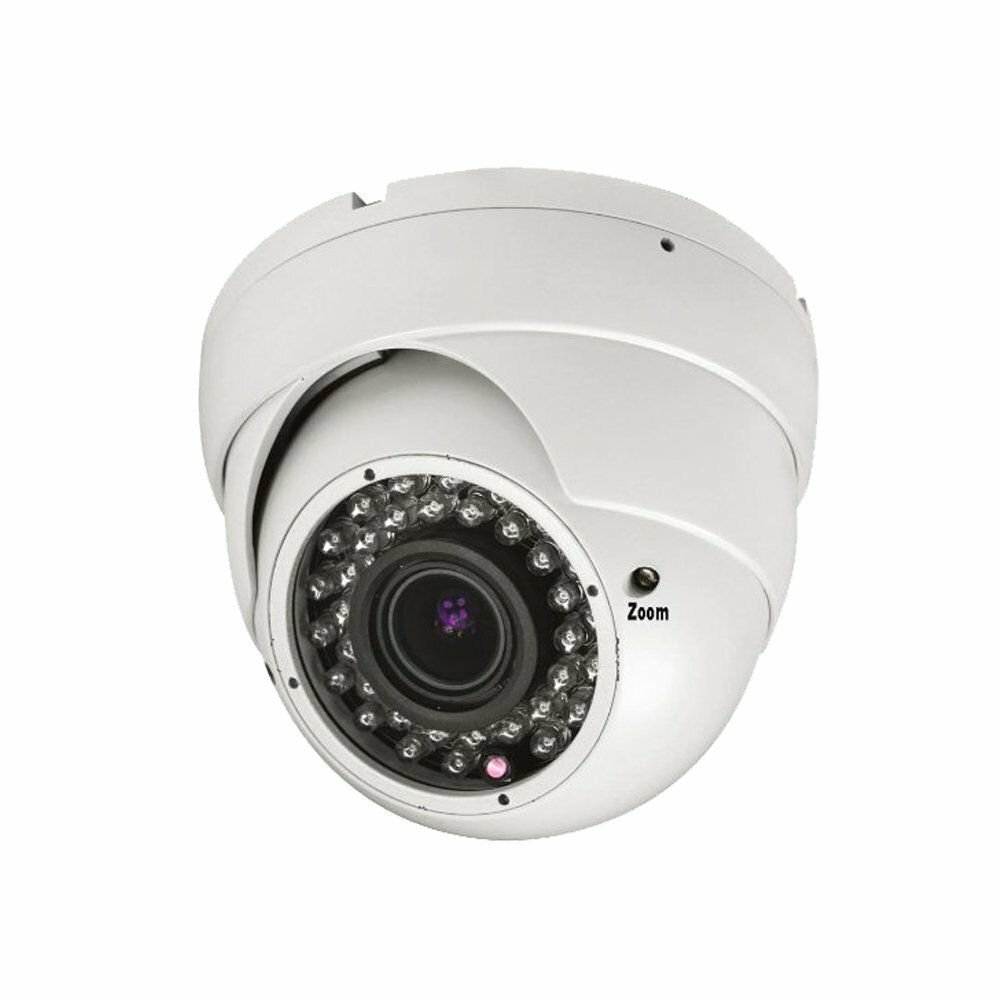 Sikker 4 channel DVR 1080P varifocal 2.8-12mm lens Home security camera system