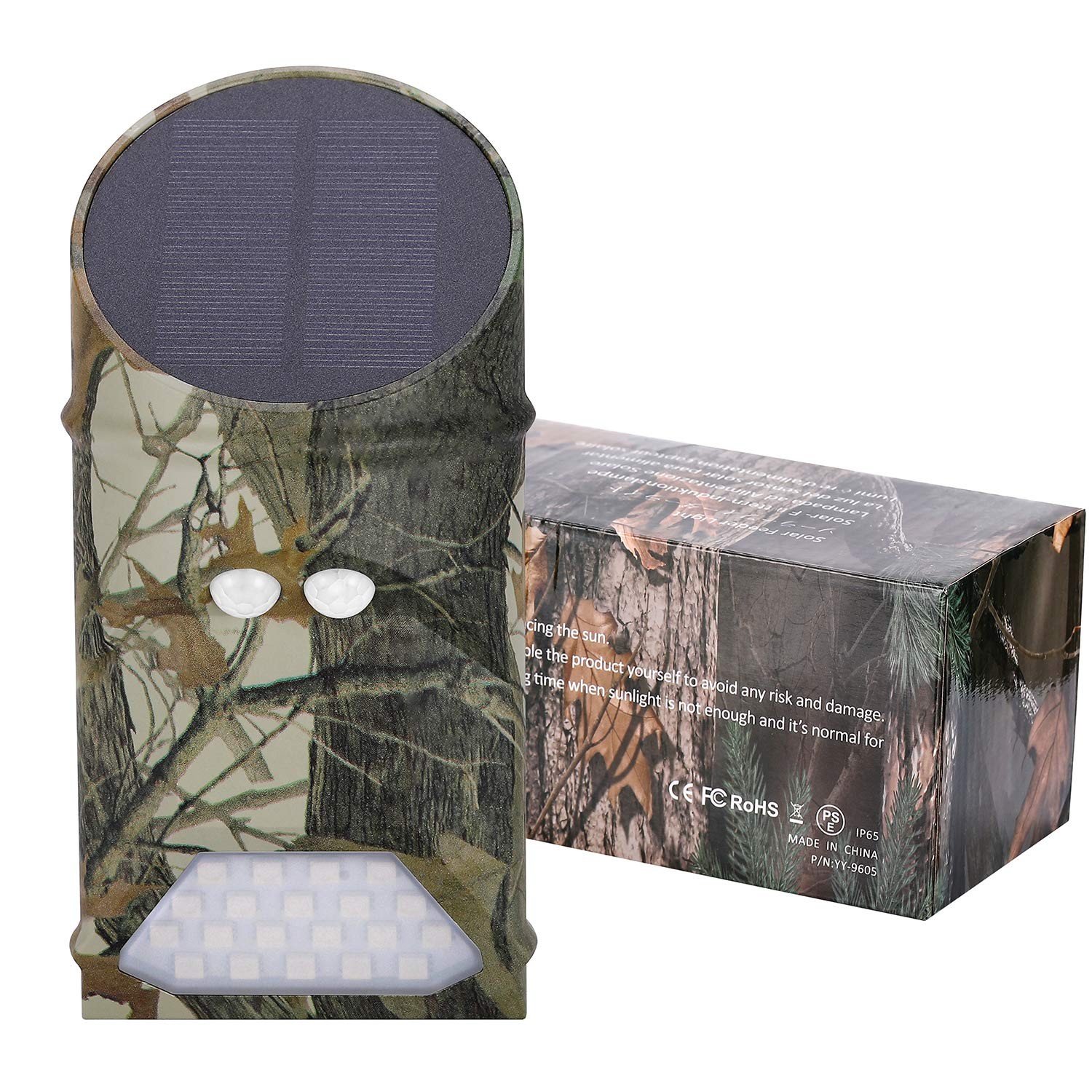 LILBEES Solar Activated Green Lights for Hog Feeder Game Night G300-S
