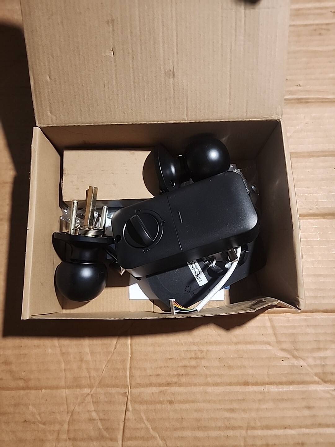 Veise KS01B Keyless Entry Door Lock With 2 Lever Handles Elec. Keypad Deadbolt