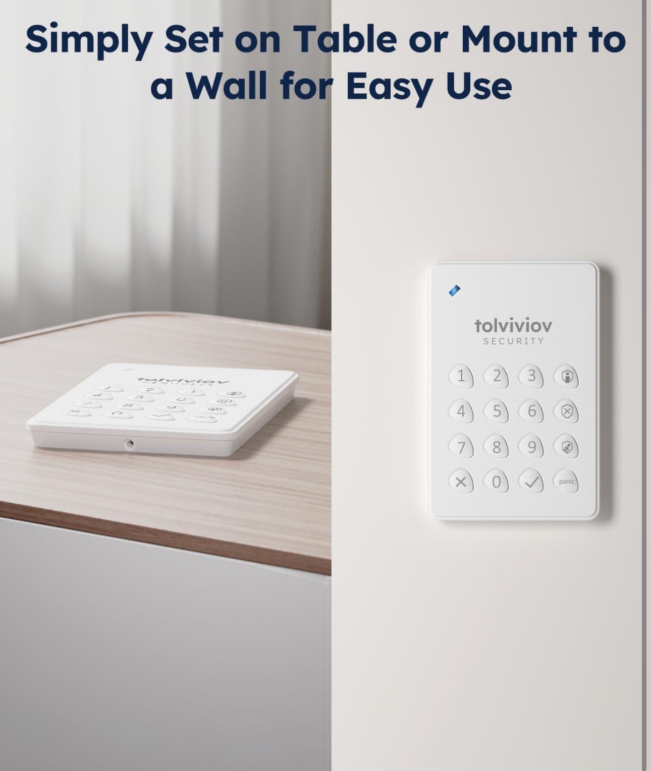 Alarm System for Home Security, Door Alarm Systems, App Alerts, 15Piece Kit, No