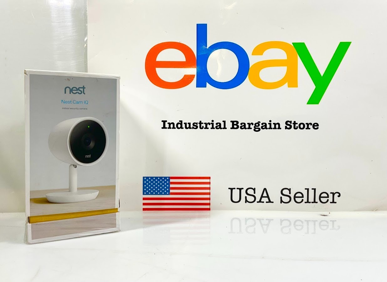 Nest Cam IQ – Indoor Security Smart HD 1080P Camera – NC3100-US (White)