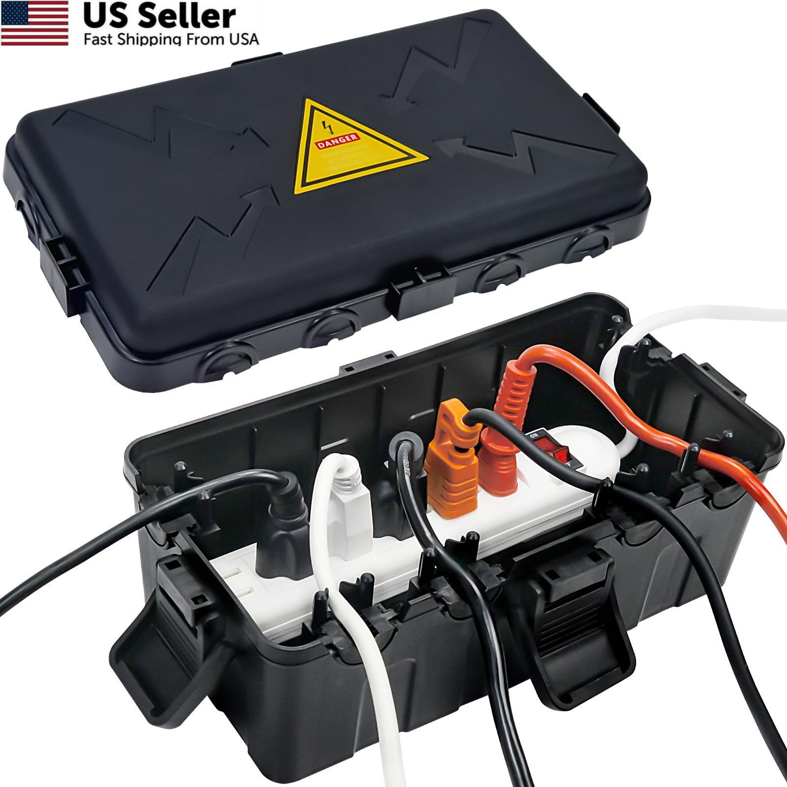 Hrensaw Medium Outdoor Electrical Medium, Black