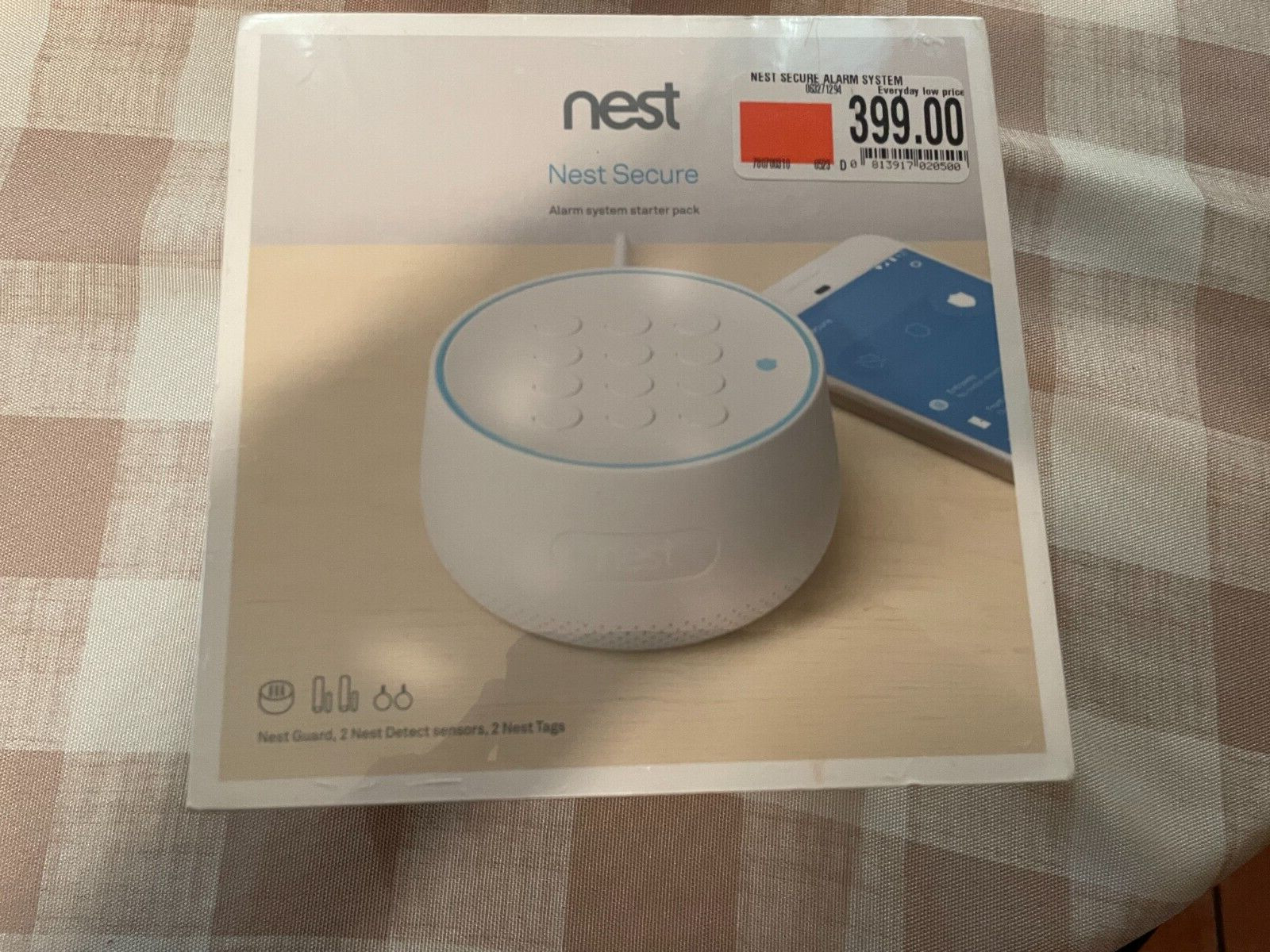 Google Nest Secure Alarm System Starter Pack (H1500ES) Brand New Factory Sealed