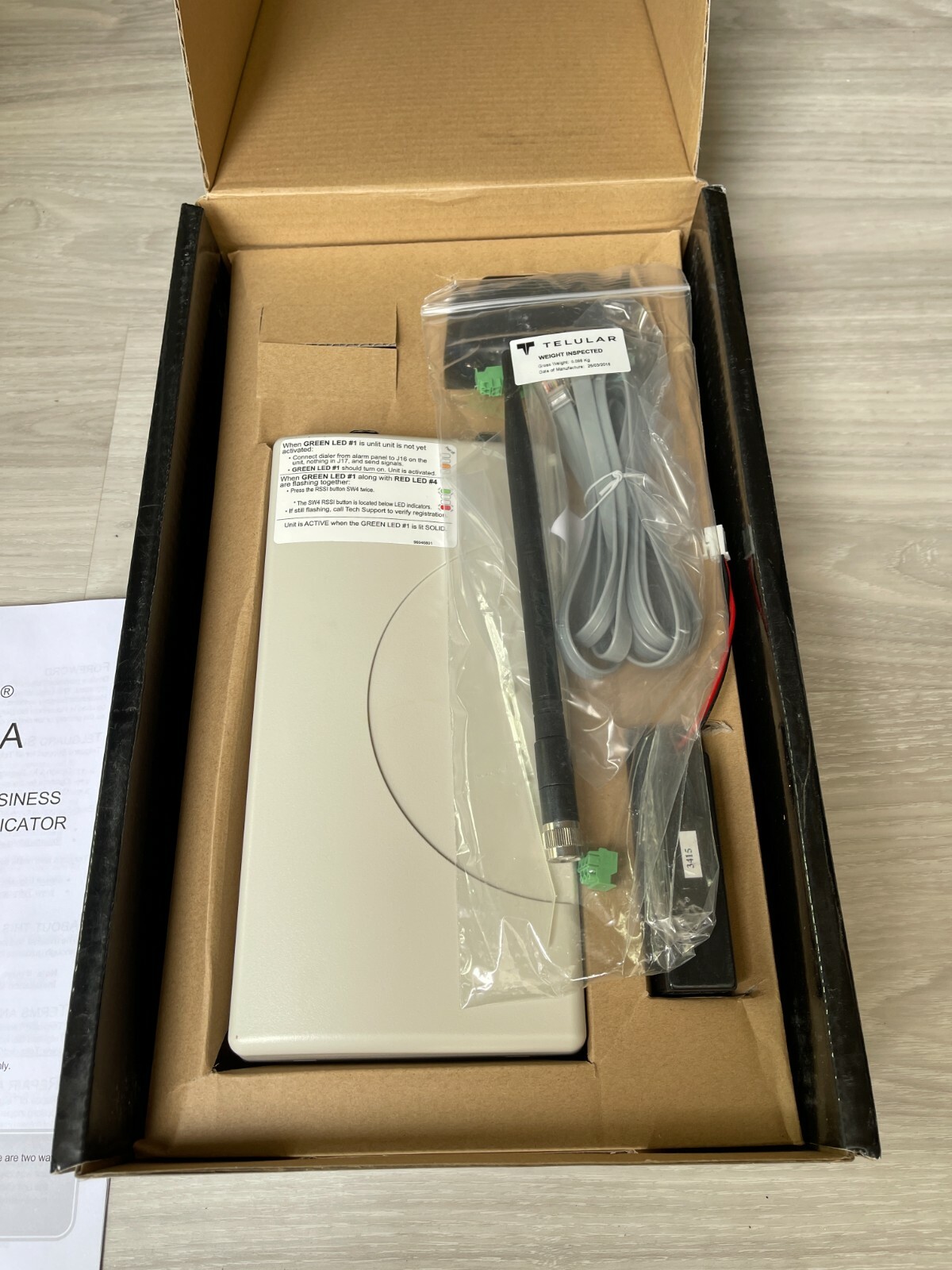 New Telguard TG-4 CDMA P/N # TG4V0004 Cellular Alarm Communicator For CDMA Net