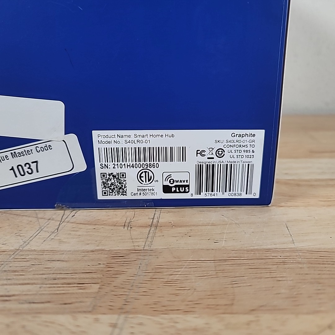 Blue by ADT Smart Home Hub Graphite S40LR0-01 – BRAND NEW SEALED