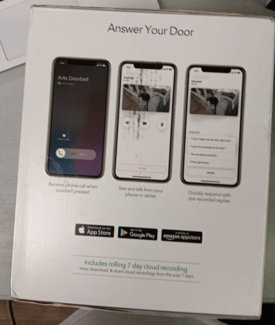 Arlo Smart Home Pro HD Camera Plus Audio Doorbell and Chime System